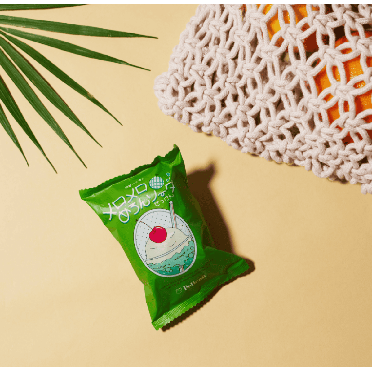 PELICAN Melon Soda мило для тіла з ароматом дині, 80 гр