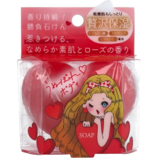 PELICAN Rose Body зволожуюче мило для тіла з трояндовою олією, 80 гр