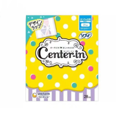 UNICHARM Center-In Soft and Fluffy Day Use гігієнічні прокладки 21 см, 28 шт