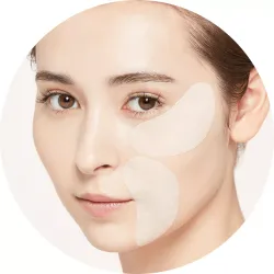 LULULUN Precious Facial Parts Mask зволожуючі патчі з ніацинамідом та скваланом (64 шт)