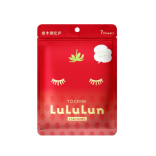 LULULUN Face Mask Tochigi Strawberry інтенсивно зволожуюча маска з полуницею, 7 шт х 5 уп