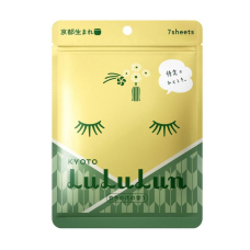 LULULUN Face Mask Kyoto Green Tea тонізуюча маска з екстрактом зеленого чаю, 7 шт х 5 уп