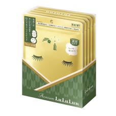 LULULUN Face Mask Kyoto Green Tea тонізуюча маска з екстрактом зеленого чаю, 7 шт х 5 уп