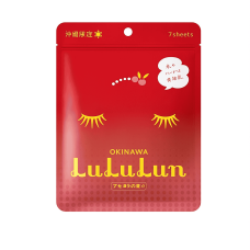 LULULUN Face Mask Okinawa Acerola зволожуюча маска з екстрактом ацероли, 7 шт х 5 уп