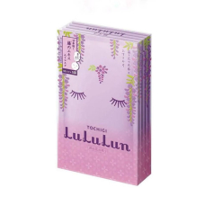 LULULUN Face Mask Wisteria Flower зволожуюча маска з екстрактом гліцинії, 1 шт х 5 уп