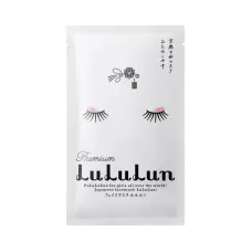 LULULUN Premium Face Mask Kyoto Maiko зволожуюча маска з екстрактом саке та бін-цукє, 1 шт х 5 уп
