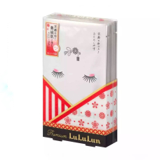 LULULUN Premium Face Mask Kyoto Maiko зволожуюча маска з екстрактом саке та бін-цукє, 1 шт х 5 уп