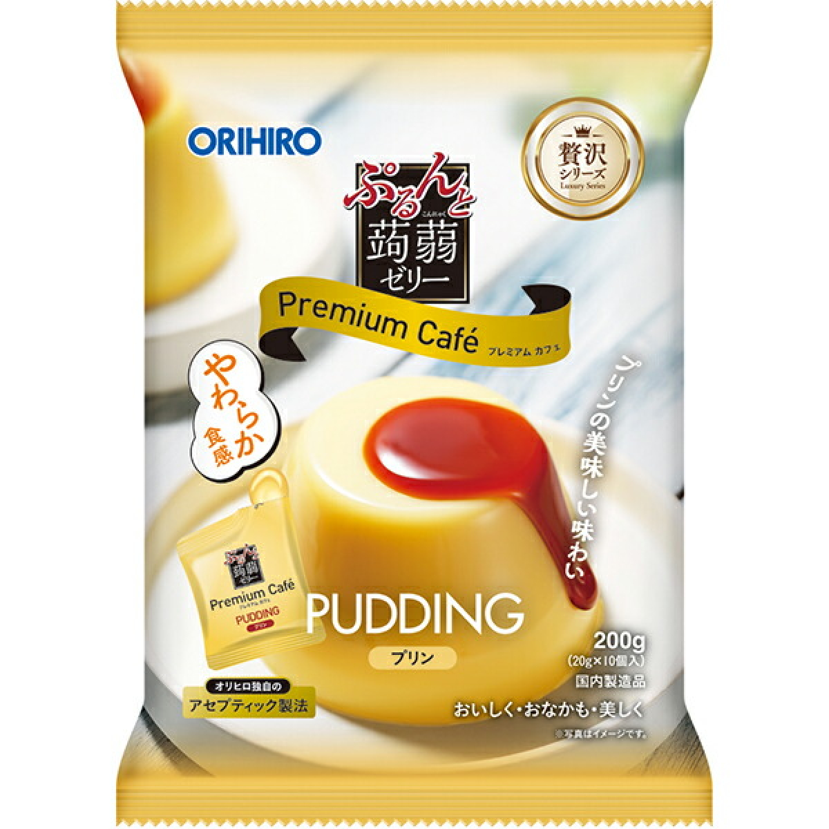 ORIHIRO Purunto Konjac Jelly низькокалорійне конняку-желе (смак пудингу), 200 г