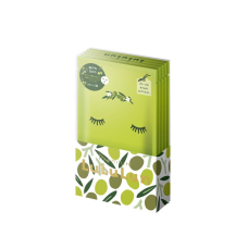 LULULUN Face Mask Shodoshima Olive живильна маска з екстрактом оливкового листя, 1 шт х 5 уп