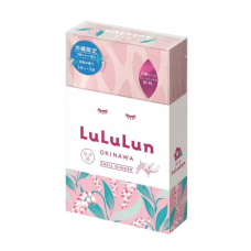 LULULUN Premium Face Mask Okinawa Shell Ginger заспокійлива маска з екстрактом імбиру, 1 шт х 5 уп