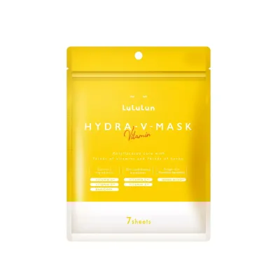 LULULUN Face Mask Hydra V интенсивная увлажняющая маска с витаминами и травами, 7 шт