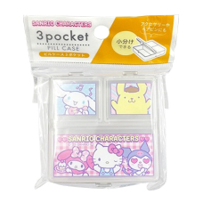 DAISO Sanrio Pill Case дитячий органайзер для пігулок на 3 комірки, 1 шт