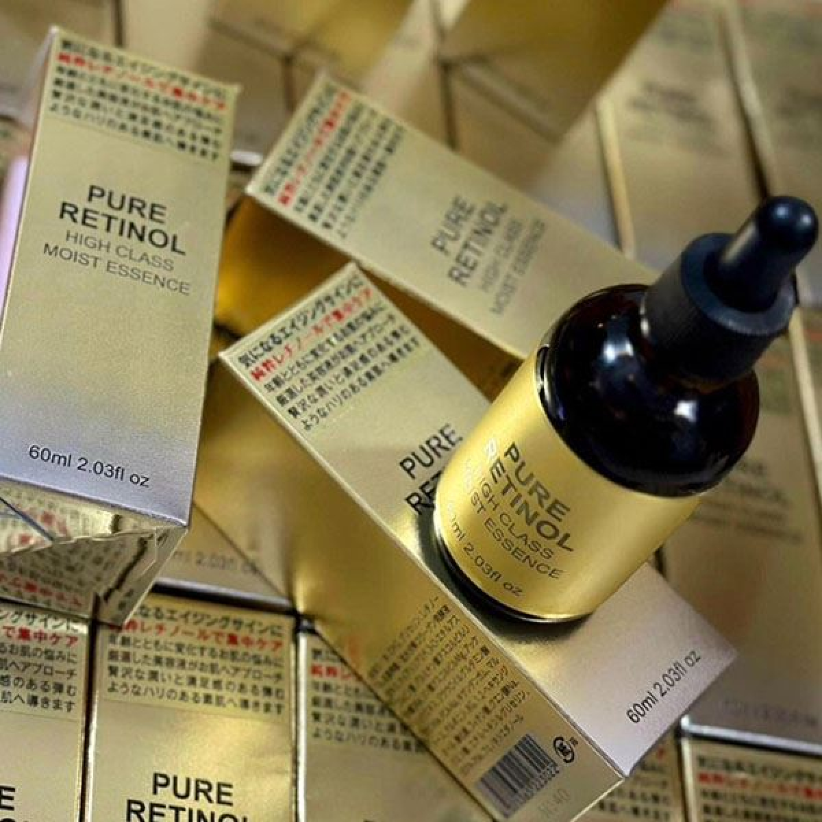 KOR JAPAN Pure Retinol High Class Moist Essence антивікова сироватка з чистим ретинолом, 60 мл