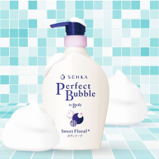 FINETODAY Senka Perfect Bubble for Body Sweet Floral гель для душу з гіалуроновою кислотою (квітковий аромат), 500 мл