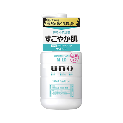 FINETODAY Uno Skincare Tank Mild лосьйон для чутливої та нормальної чоловічої шкіри, 160 мл