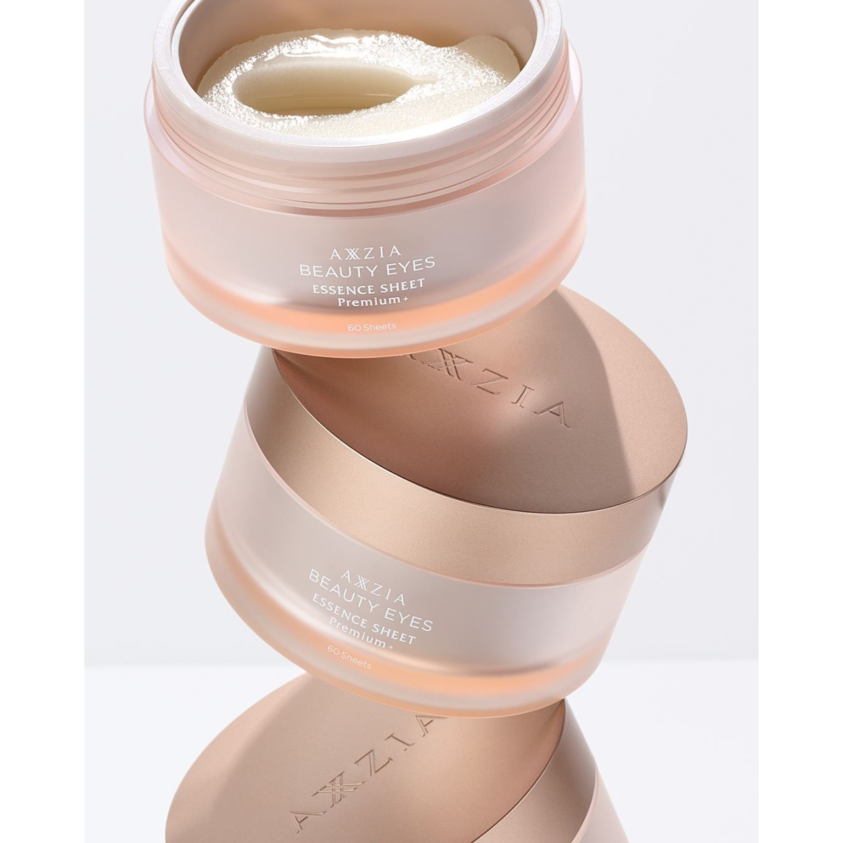 AXXZIA Beauty Eyes Essence Sheet Premium Plus кругові ліфтинг-патчі під очі проти темних кіл (60 шт)