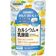 ORIHIRO Chewable Calcium жувальний комплекс кальцій та лактобактерії, 150 драже
