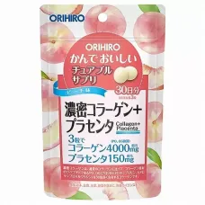 ORIHIRO Chewable Collagen and Placenta жувальний комплекс колаген та плацента, 90 драже