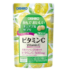 ORIHIRO Chewable Vitamin C жувальний вітамін С, 120 драже