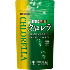 ORIHIRO Clean Cultured Chlorella чиста культивована хлорела, 1000 табл