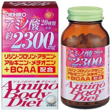 ORIHIRO Amino Body Diet комплекс амінокислот для схуднення, 300 табл