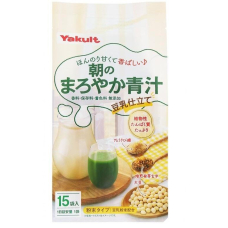YAKULT Mellow Green Juice аодзіру з соєвим молоком та пророщеним бурим рисом, 15 стіків