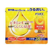 ROHTO Melano CC Concentration Mask  маска для лица с витамином С, 28 шт