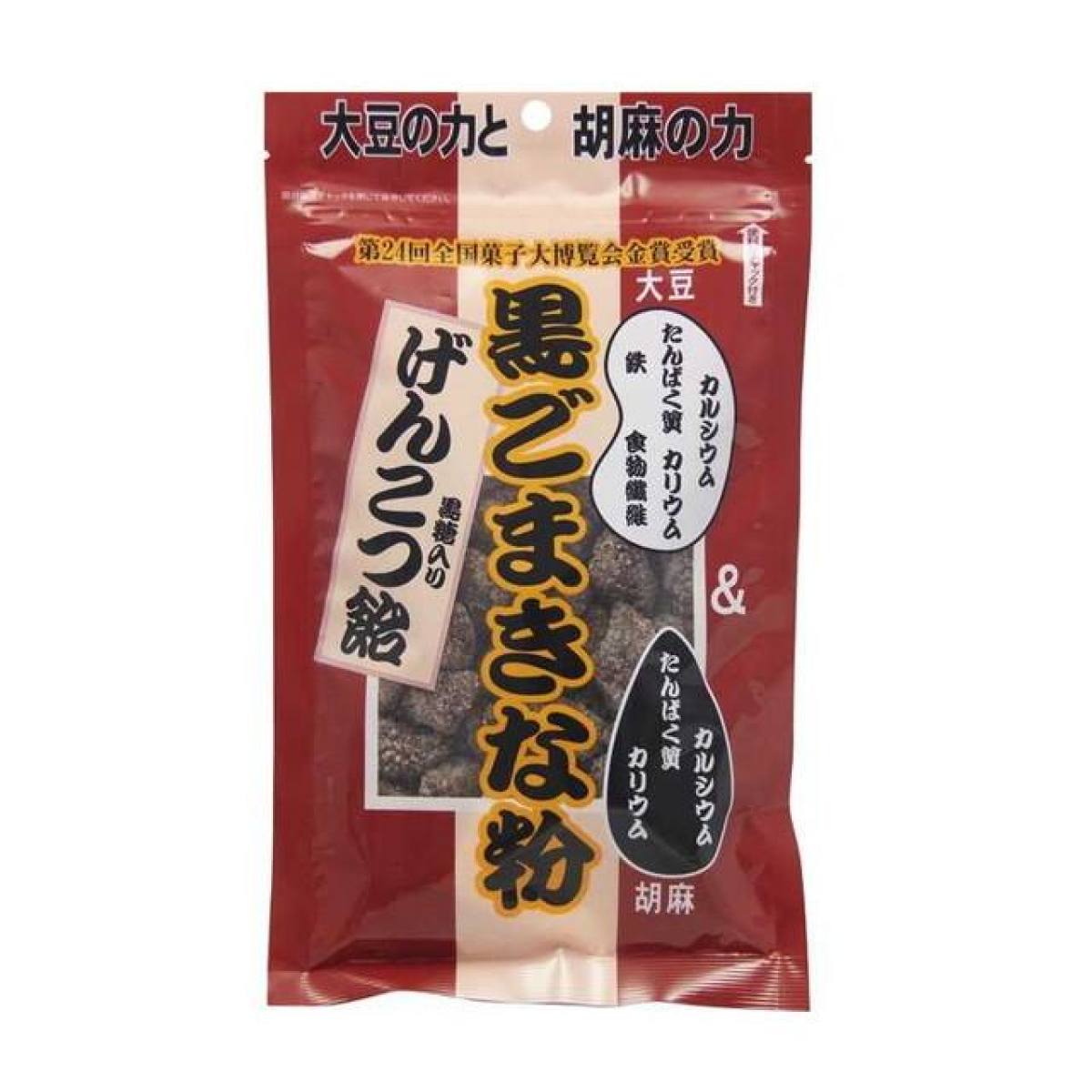 SEIKI Genkotsu Candy цукерки з чорного кунжуту та кінако, 140 г