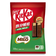 NESTLE Japan Kit Kat Milo Chocolate вафлі зі смаком шоколадного напою, 10 шт