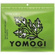 SPC Temogey Yomogi Mask заспокійлива тканинна маска з японським полином, 30 шт