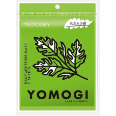 SPC Temogey Yomogi Mask заспокійлива тканинна маска з японським полином, 7 шт