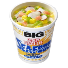 NISSIN BIG Cup Noodle Seafood велика локшина з морепродуктами, 104 г
