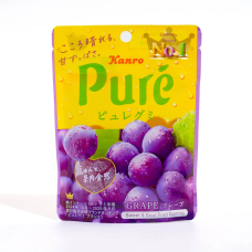 KANRO Pure Gummy Grape желейки зі смаком винограду, 56 г