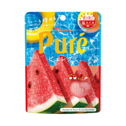 KANRO Pure Gummy Salted Watermelon желейки зі смаком солоного кавуна, 52 г