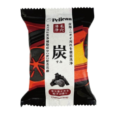 PELICAN Family Soap Charcoal очищувальне мило з активованим вугіллям для тіла, 80 г