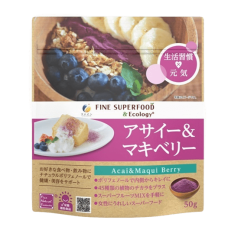 FINE JAPAN Superfood Acai & Maqui Berry Powder порошок ягід асаї та макі, 50 г