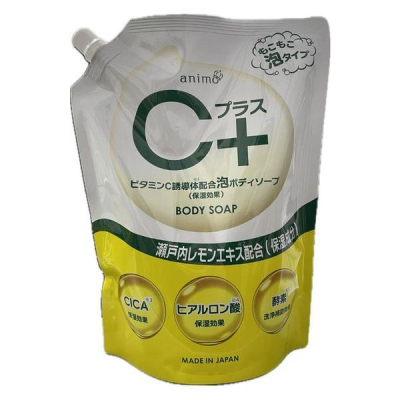 ROCKET SOAP C Plus Foaming Body Soap мило-пінка для тіла з вітаміном С (змінний блок), 800 мл