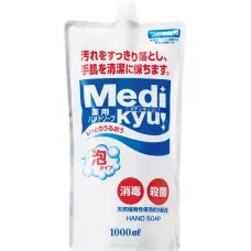 ROCKET SOAP Medi Kyu Medicated Foaming Hand Soap антибактеріальне мило-пінка для рук (змінний блок), 1 л