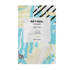KISOCARE Retinol Face Mask тканинна маска з ретинолом, 1 шт