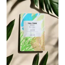 KISOCARE Tea Tree Face Mask тканинна маска з чайним деревом, 1 шт