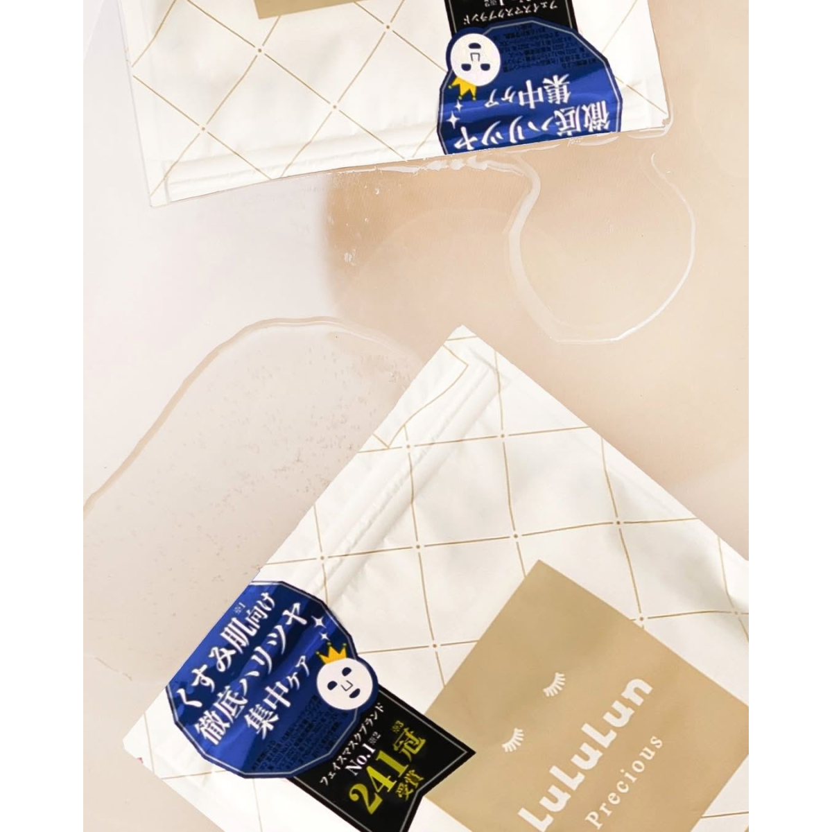 LULULUN Precious Clear White Face Mask антивікова освітлююча тканинна маска для обличчя, 7 шт