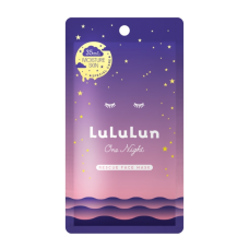 LULULUN Face Mask One Night Rescue Moisture тканинна маска проти сухості шкіри, 1 шт х 5 уп