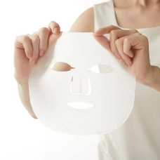LULULUN Face Mask Aura Bright тканинна маска проти тьмяності шкіри з вітаміном С та глутатіоном, 7 шт
