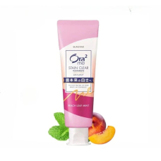 SUNSTAR Ora2 Me Stain Clear Paste зубна паста для білизни зубів та проти нальоту (персик і мʼята), 130 г