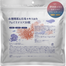SPC Red Coral Algae & Pearl Extract Face Mask маска для обличчя з екстрактами червоних коралових водоростей та перлів, 30 шт